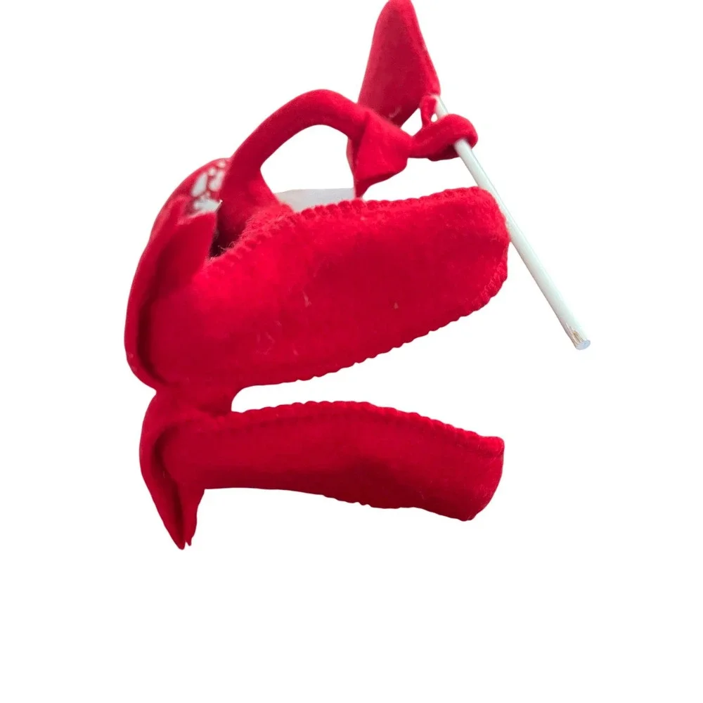 Annalee Valentine Elf Red Felt Doll I Love You Heart Sign 9 inch 100917 NWT‎